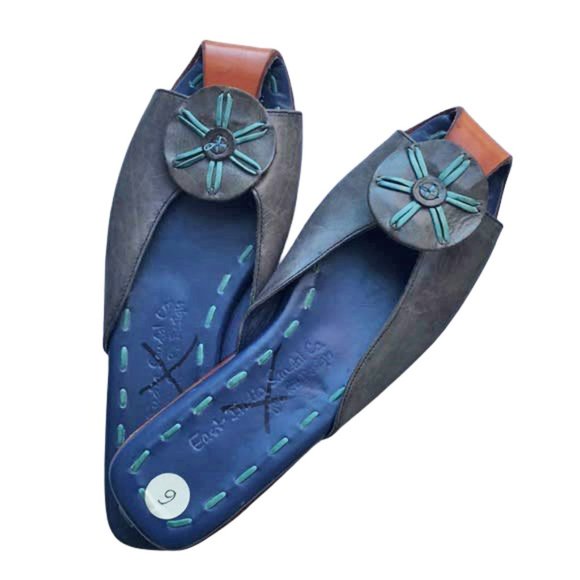 East India Sandal Co by RZ Design Premium Leather Flats - Picture 4 of 7